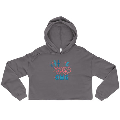 Women’s Stylish Crop Hoodie | Trendy Casual Pullover Sweatshirt | Fashionable Cozy Wear