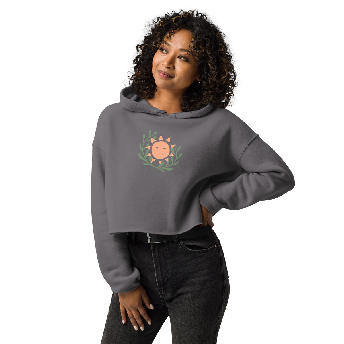Trendy Women's Crop Hoodie | Stylish Casual Pullover for Fall