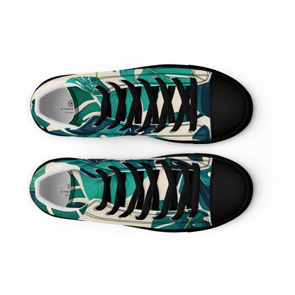 Women’s high top canvas shoes