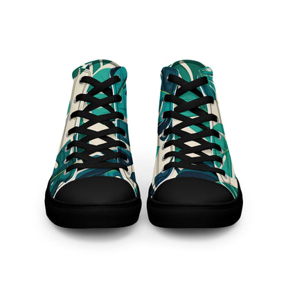 Women’s high top canvas shoes