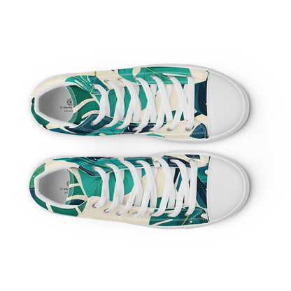Women’s high top canvas shoes