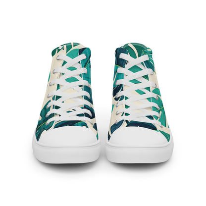 Women’s high top canvas shoes